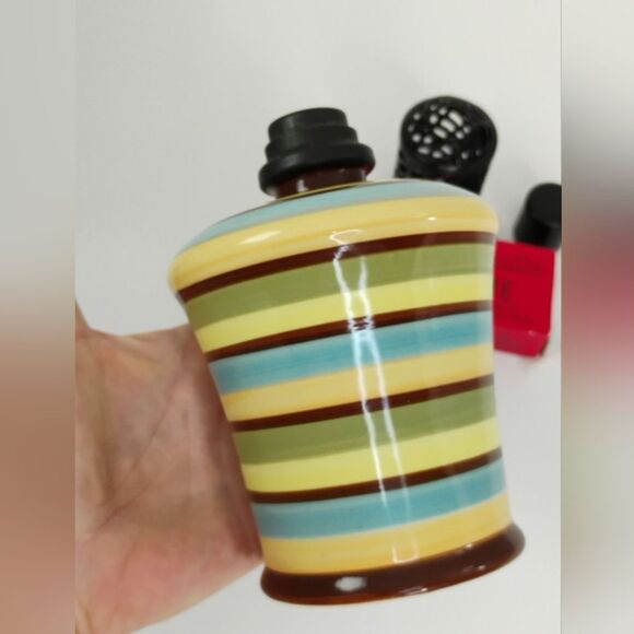 La Tee Da Fragrance Effusion Lamp Multi Colored Striped RARE!!!! NWT - Picture 8 of 15